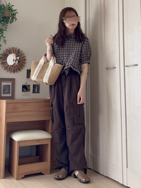 𝚍𝚊𝚛𝚊.さん(レディース・164cm)の夏コーディネート