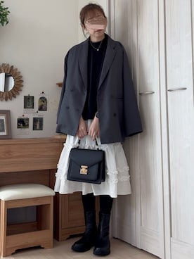 𝚍𝚊𝚛𝚊.さん（レディース・164cm）の春コーディネート