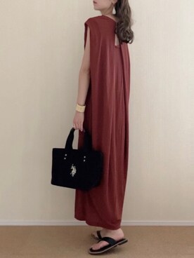 𝚍𝚊𝚛𝚊.さん（レディース・163cm）の夏コーディネート