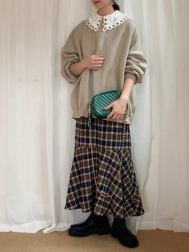 𝚍𝚊𝚛𝚊.さん(レディース・163cm)の冬コーディネート