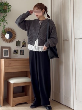 𝚍𝚊𝚛𝚊.さん（レディース・164cm）の冬コーディネート