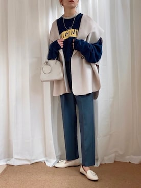 𝚍𝚊𝚛𝚊.さん（レディース・163cm）の冬コーディネート