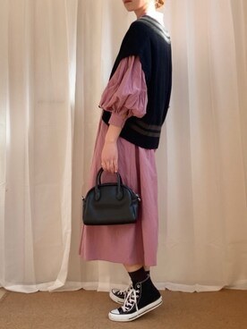 「SKKONE（スコーネ）のアイテム」を使った、𝚍𝚊𝚛𝚊.さん（レディース・163cm）の春コーディネート