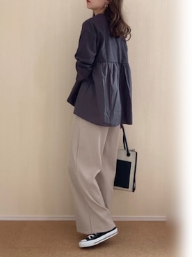 𝚍𝚊𝚛𝚊.さん（レディース・163cm）の秋コーディネート