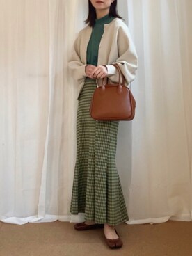 𝚍𝚊𝚛𝚊.さん（レディース・163cm）の冬コーディネート