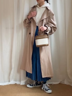 𝚍𝚊𝚛𝚊.さん（レディース・163cm）の冬コーディネート