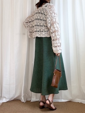 𝚍𝚊𝚛𝚊.さん（レディース・163cm）の春コーディネート