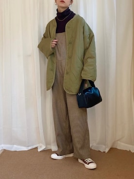 「Java（ジャバ）のアイテム」を使った、𝚍𝚊𝚛𝚊.さん（レディース・163cm）の冬コーディネート