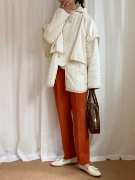 𝚍𝚊𝚛𝚊.さん（レディース・163cm）の冬コーディネート