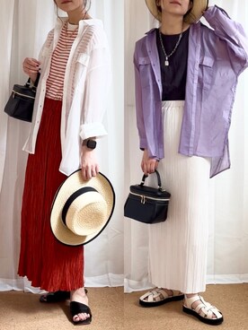 𝚍𝚊𝚛𝚊.さん(レディース・163cm)の夏コーディネート