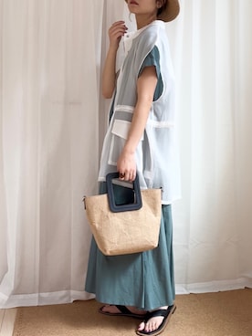 𝚍𝚊𝚛𝚊.さん（レディース・163cm）の夏コーディネート