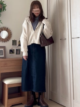 𝚍𝚊𝚛𝚊.さん（レディース・164cm）の冬コーディネート