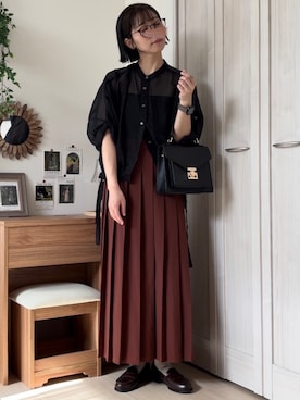 「NOISE MAKER（ノイズメーカー）のアイテム」を使った、𝚍𝚊𝚛𝚊.さん（レディース・164cm）の秋コーディネート