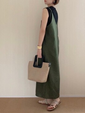 𝚍𝚊𝚛𝚊.さん（レディース・163cm）の夏コーディネート