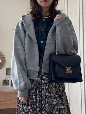 「ikka（イッカ）のアイテム」を使った、𝚍𝚊𝚛𝚊.さん（レディース・164cm）の冬コーディネート