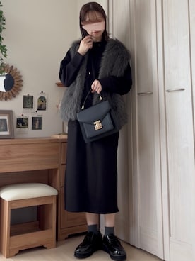 「アイテム（スウェット）」を使った、𝚍𝚊𝚛𝚊.さん（レディース・164cm・30代）の秋コーディネート