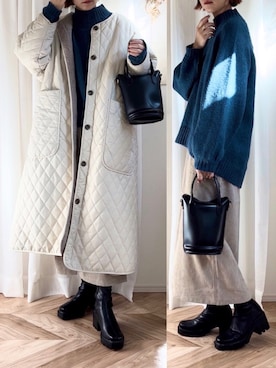 「rectangle（レクタングル）のアイテム（ジャケット/アウター）」を使った、𝚍𝚊𝚛𝚊.さん（レディース・163cm）の秋コーディネート
