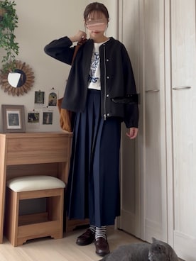 𝚍𝚊𝚛𝚊.さん（骨格ナチュラル・レディース・164cm）の秋コーディネート