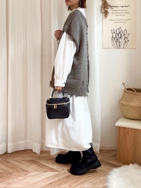 𝚍𝚊𝚛𝚊.さん（レディース・163cm）の秋コーディネート