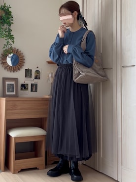 𝚍𝚊𝚛𝚊.さん（骨格ナチュラル・レディース・164cm・30代）の秋コーディネート