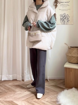 「classicalelf（クラシカルエルフ）のアイテム（スウェット）」を使った、𝚍𝚊𝚛𝚊.さん（レディース・163cm）の秋コーディネート