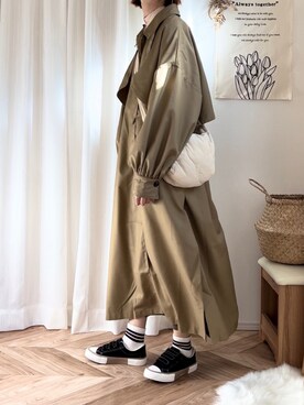 𝚍𝚊𝚛𝚊.さん（レディース・163cm）の秋コーディネート