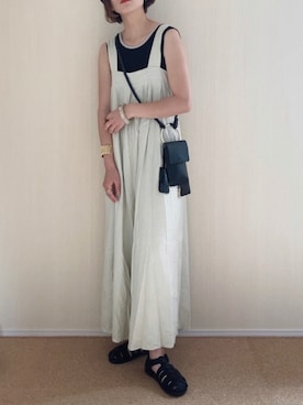 「reca（レカ）のアイテム（帽子）」を使った、𝚍𝚊𝚛𝚊.さん（レディース・163cm）の夏コーディネート