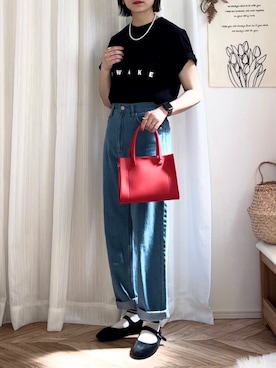 「SVEC（シュベック）のアイテム」を使った、𝚍𝚊𝚛𝚊.さん（レディース・163cm）の春コーディネート