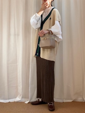 𝚍𝚊𝚛𝚊.さん（レディース・163cm）の春コーディネート