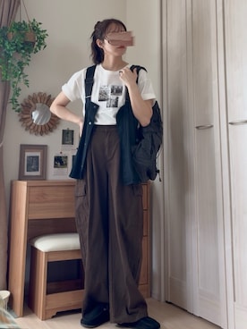 𝚍𝚊𝚛𝚊.さん(レディース・164cm)の夏コーディネート