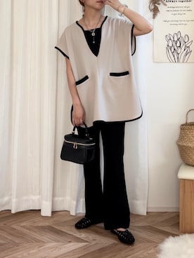 𝚍𝚊𝚛𝚊.さん（レディース・163cm）の夏コーディネート