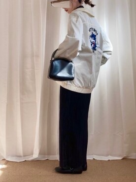 「モノートーン」｜𝚍𝚊𝚛𝚊.さん（レディース・163cm）の冬コーディネート