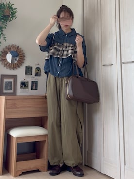 𝚍𝚊𝚛𝚊.さん(レディース・164cm)の夏コーディネート