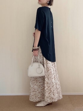 𝚍𝚊𝚛𝚊.さん（レディース・163cm）の夏コーディネート