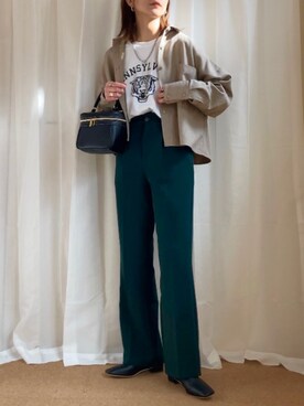 𝚍𝚊𝚛𝚊.さん（レディース・163cm）の冬コーディネート