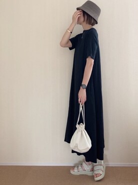𝚍𝚊𝚛𝚊.さん（レディース・163cm）の夏コーディネート