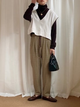 𝚍𝚊𝚛𝚊.さん（レディース・163cm）の冬コーディネート