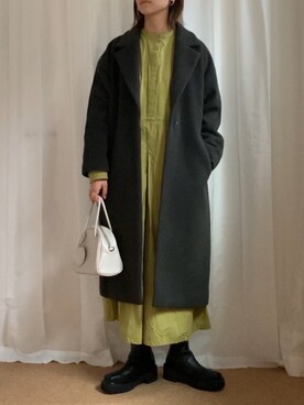 「INTER FACTORY（インターファクトリー）のアイテム（ワンピース/ドレス）」を使った、𝚍𝚊𝚛𝚊.さん（レディース・163cm）の秋コーディネート