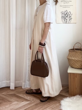 𝚍𝚊𝚛𝚊.さん（レディース・163cm）の夏コーディネート