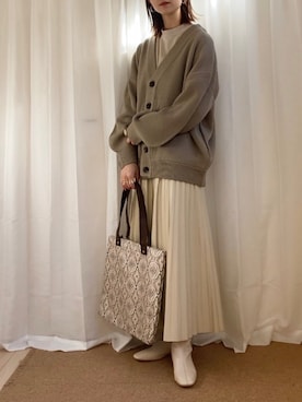 𝚍𝚊𝚛𝚊.さん（レディース・163cm）の冬コーディネート