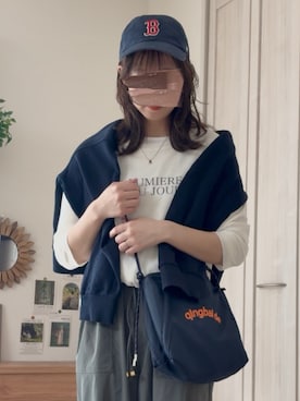 「アイテム（アンサンブル）」を使った、𝚍𝚊𝚛𝚊.さん（レディース・164cm）の春コーディネート