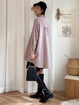 𝚍𝚊𝚛𝚊.さん（レディース・163cm）の秋コーディネート