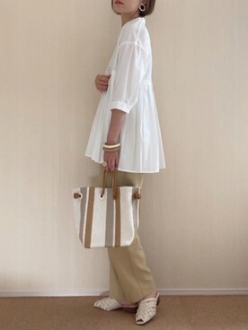 𝚍𝚊𝚛𝚊.さん(レディース・163cm)の夏コーディネート