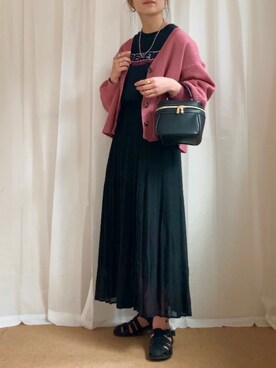 「Joie（ジョア）のアイテム」を使った、𝚍𝚊𝚛𝚊.さん（レディース・163cm）の春コーディネート