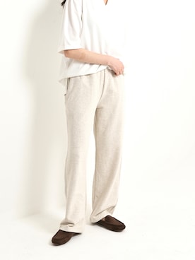 「pants」｜「アイテム（スウェットパンツ）」を使った、danbb96さん（レディース・158cm）の冬コーディネート
