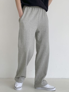 「pants」｜「アイテム（スウェットパンツ）」を使った、danbb96さん（レディース・157cm）の冬コーディネート