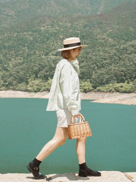 「sunsea」｜「アイテム（その他）」を使った、Desiree ジャーンꪔ̤̮さん（レディース・158cm）の春コーディネート
