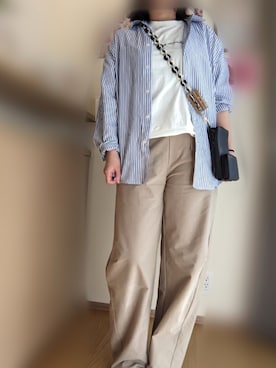 「Honeys（ハニーズ）のアイテム（トップス）」を使った、*sakura*さん（レディース・160cm）の春コーディネート