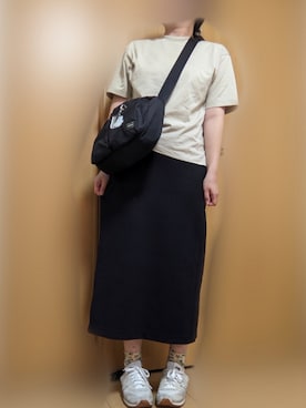 「ベージュシャツ」｜「アイテム（スカート）」を使った、*sakura*さん（レディース・160cm）の秋コーディネート