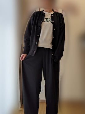 「KOBE LETTUCE（コウベレタス）のアイテム（カーディガン/ボレロ）」を使った、*sakura*さん（レディース・160cm）の秋コーディネート